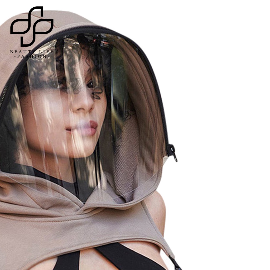 Vỏ Bọc Mặt Nạ Che Phủ Toàn Diện Có Khóa Kéo Có Thể Tháo Rời Cho Hoạt Động Ngoài Trời