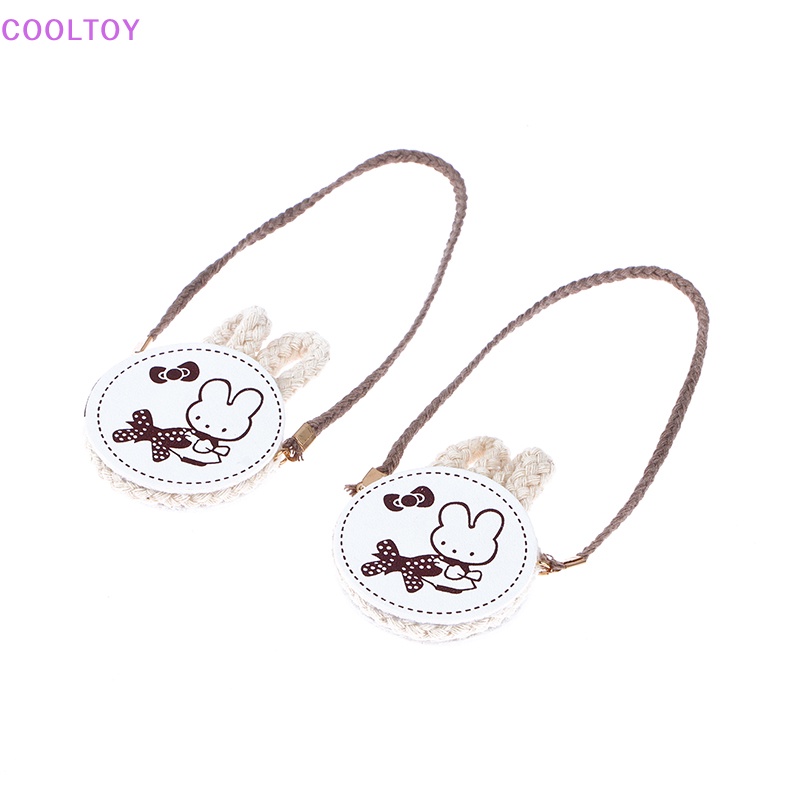 Túi Cói Đeo Chéo Hình Tròn Tỉ Lệ 1 / 12 Trang Trí Nhà Búp Bê