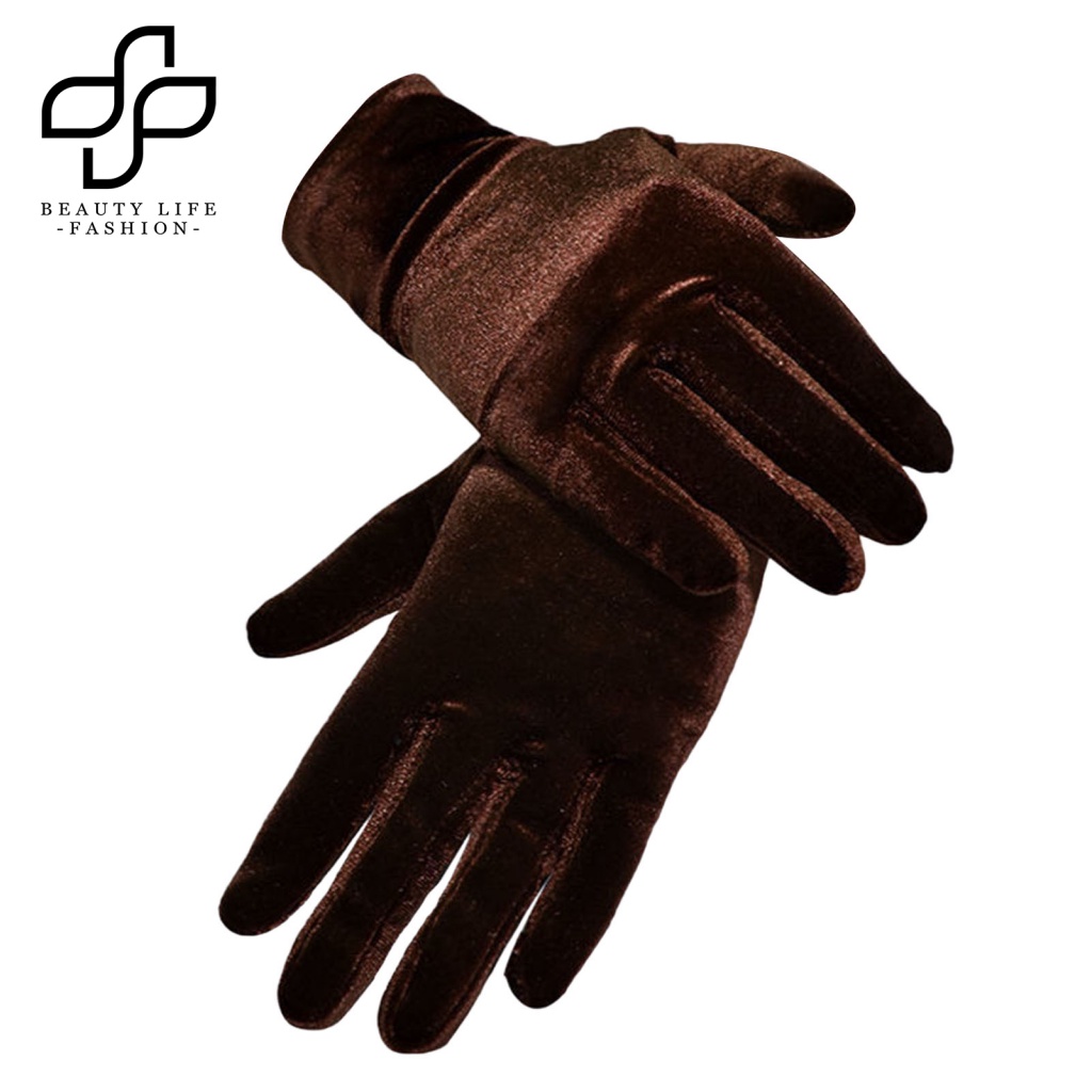 Đôi Găng Tay Chống Gió Giữ Ấm Thoáng Khí Phong Cách Cổ Điển Cho Nữ