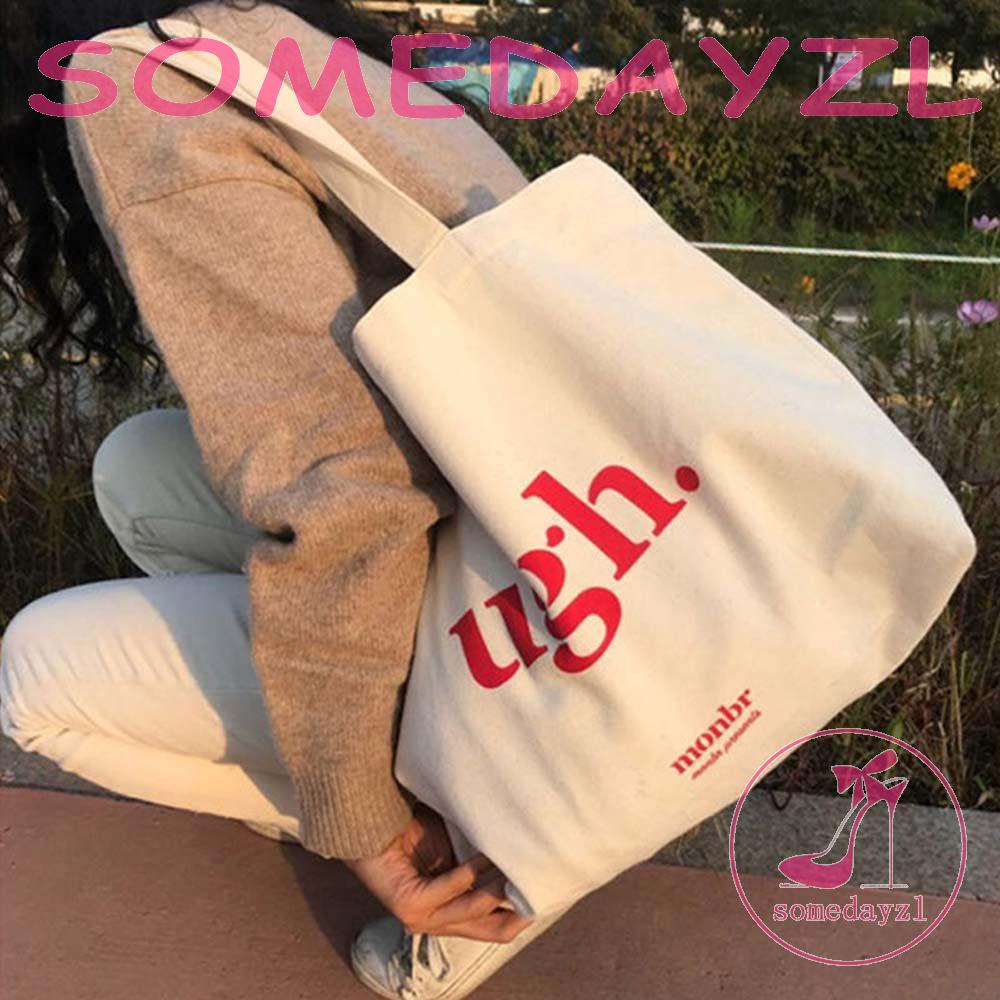 Túi Tote Đeo Vai In Họa Tiết Dễ Thương Nhỏ Gọn Tiện Dụng Cho Học Sinh / Văn Phòng