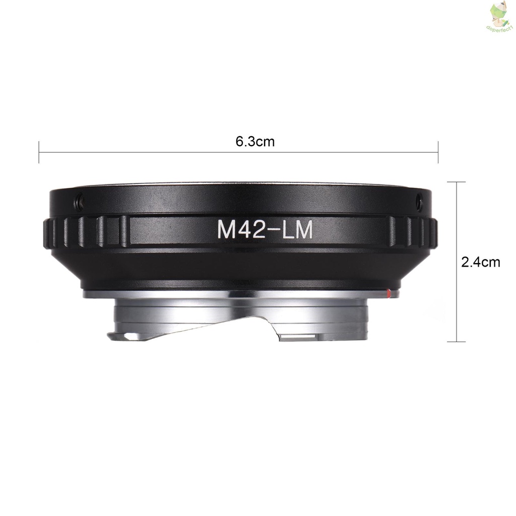 M42 -LM Camera Lens Adapter Ring Replacement for M42 Screw Mount Lens to Leica Camera M240 M240P M262 M3 M2 M1 M4 M5 M6    Came-6.5