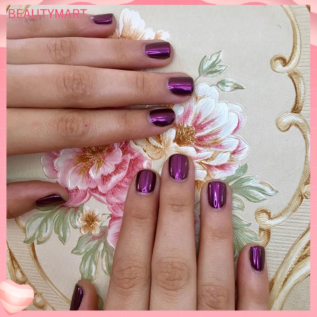 Bột Nhũ Ánh Kim Màu Sắc Lâu Trôi Dùng Trang Trí Móng Nghệ Thuật