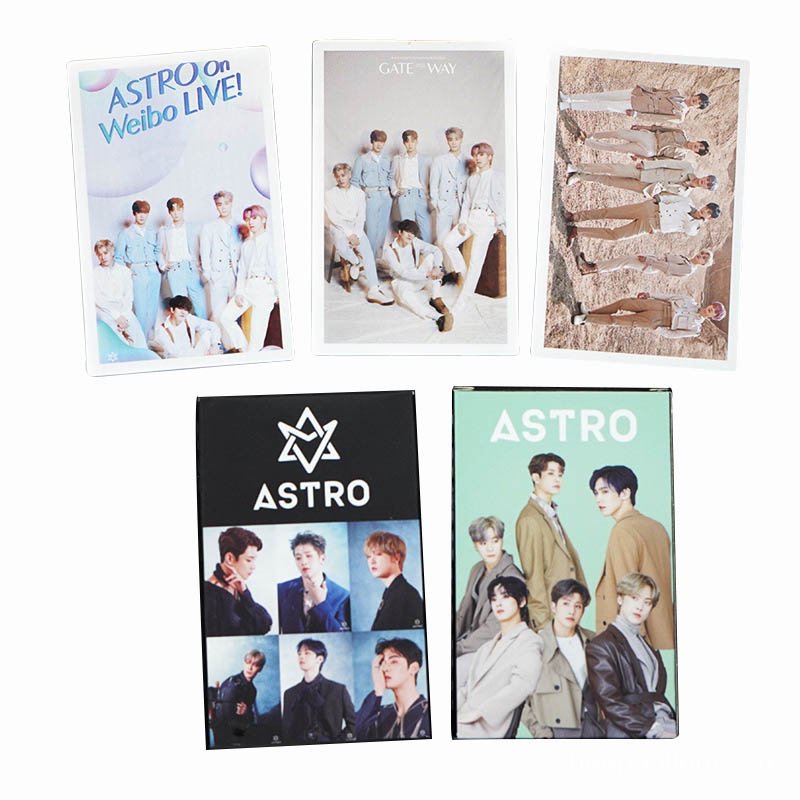 Set 55 Tấm Ảnh lomo card Nhóm Nhạc astro cha eun woo Nhóm blackpink