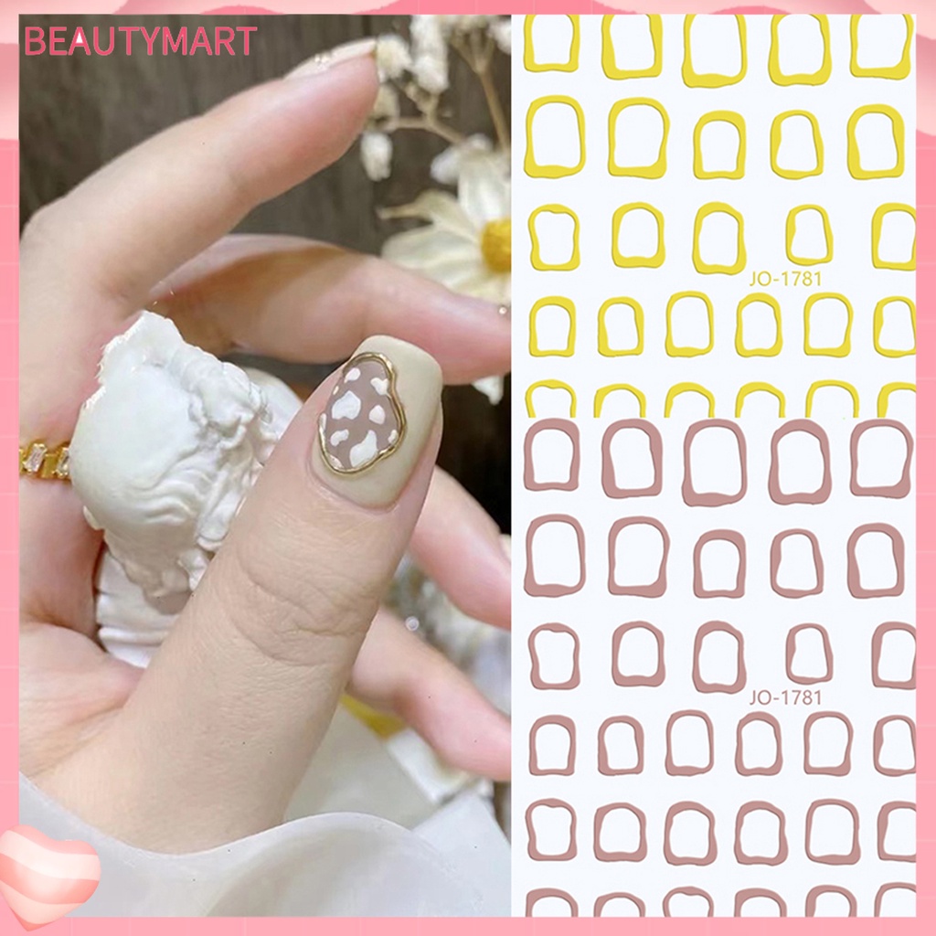 Miếng Dán Trang Trí Móng Tay Lấp Lánh Nhiều Màu Sắc