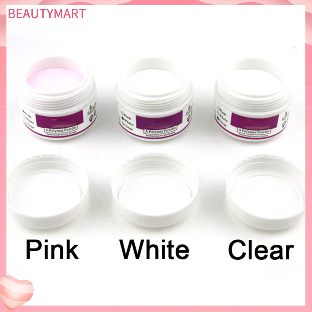 Bộ 3 Hộp Bột Acrylic Lấp Lánh Trang Trí Móng Tay Chuyên Nghiệp DIY