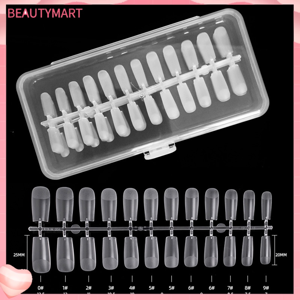 Hộp 240 Phụ Kiện Trang Trí Móng Tay Trong Suốt Siêu Mỏng Tiện Dụng