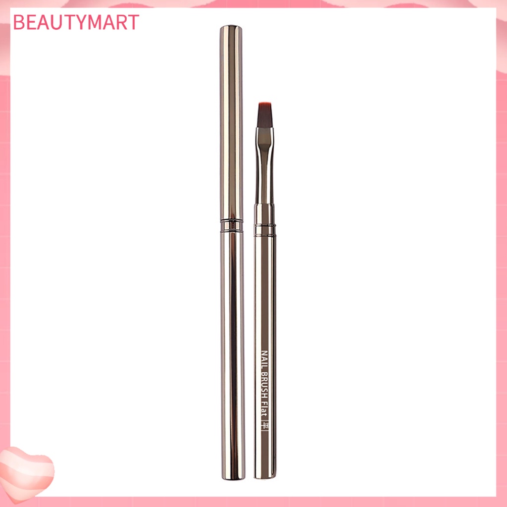 Cọ Vẽ Móng Nghệ Thuật Kèm Nón Đầu Cọ Linh Hoạt Không Nhuộm Màu Chuyên Dụng Cho Salon