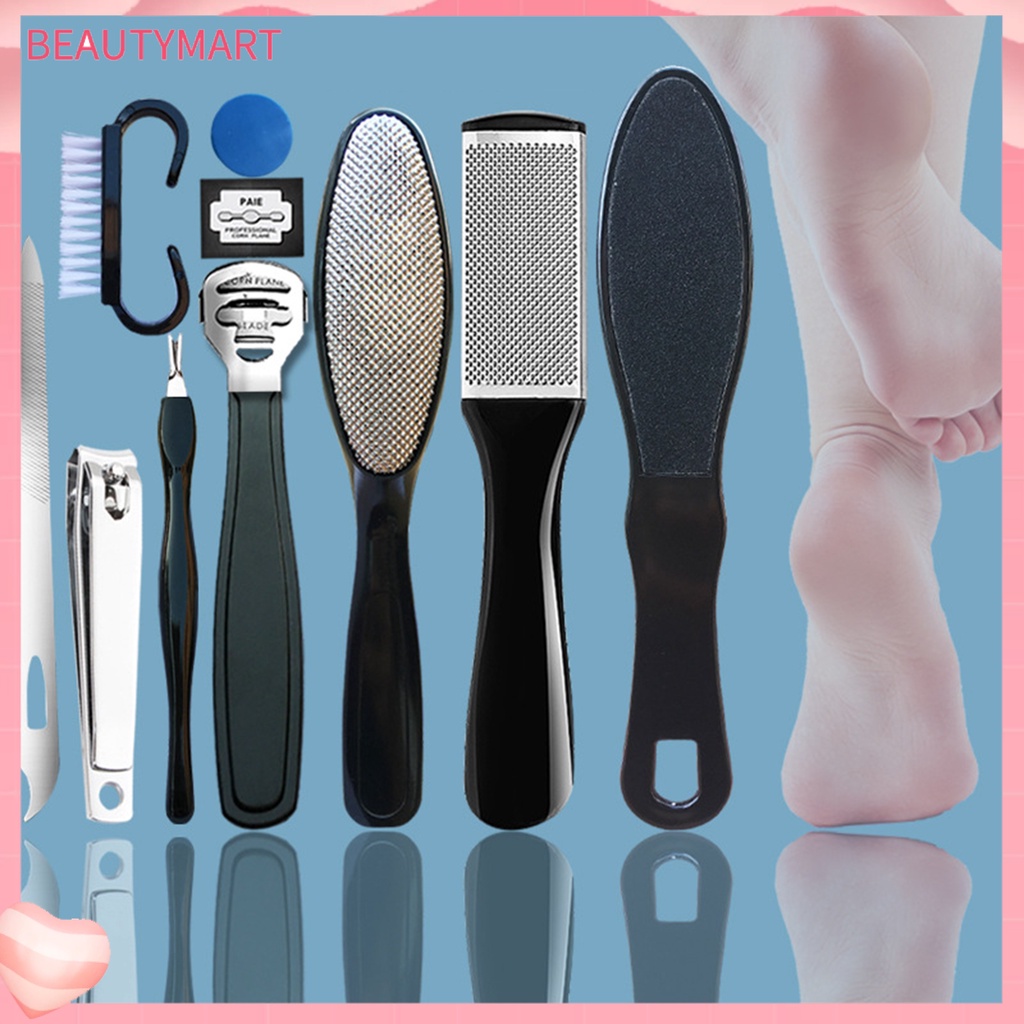 Bộ Dụng Cụ Tẩy Tế Bào Chết Cho Bàn Chân 10 Trong 1 Chuyên Nghiệp