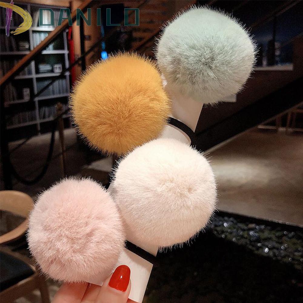 Dây Buộc Tóc Lông Thỏ Co Giãn Đáng Yêu Dành Cho Bé Gái DANILO