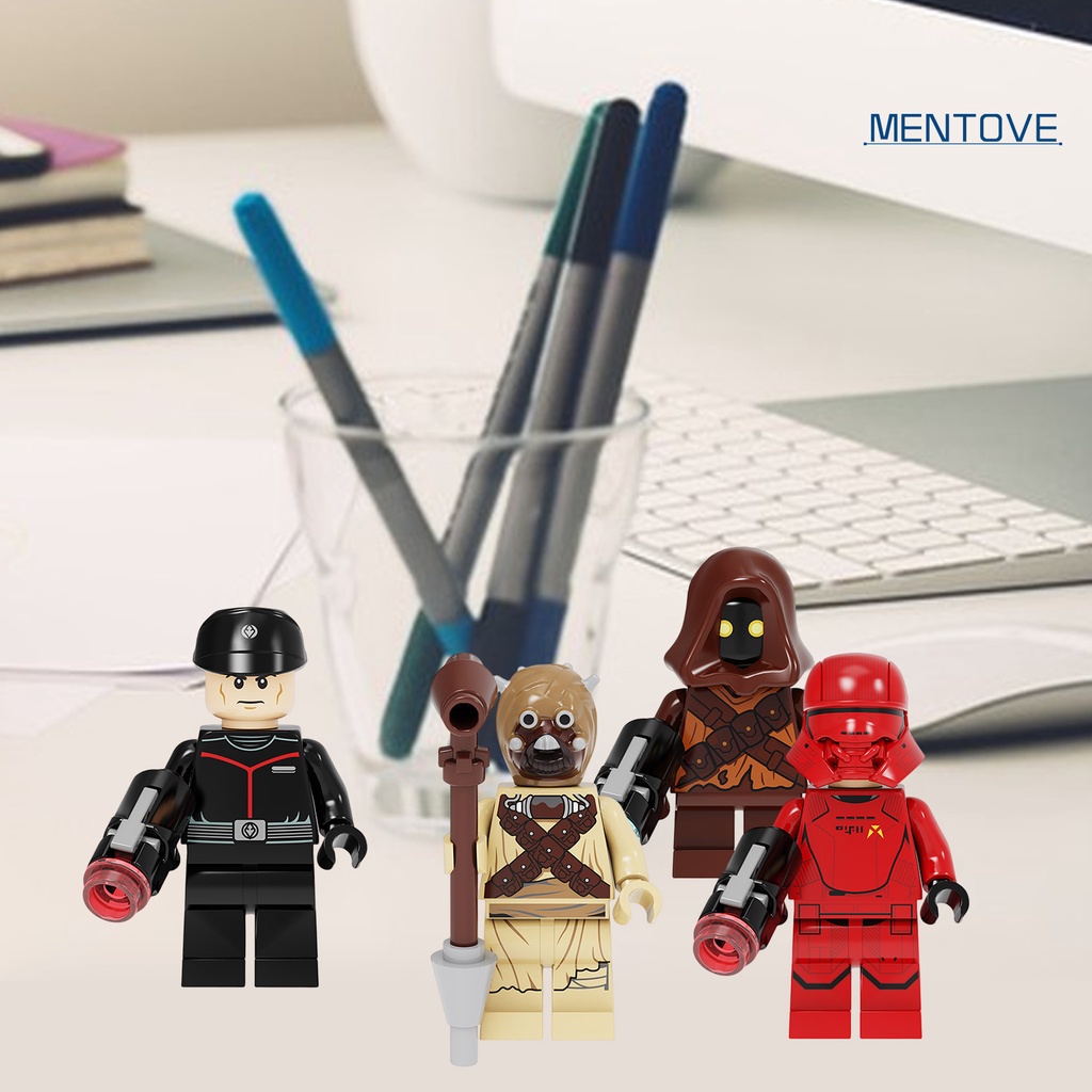 Đồ trang trí Lắp Ráp Nhân Vật Hoạt Hình Stormtrooper Javanese 4.5cm DIY