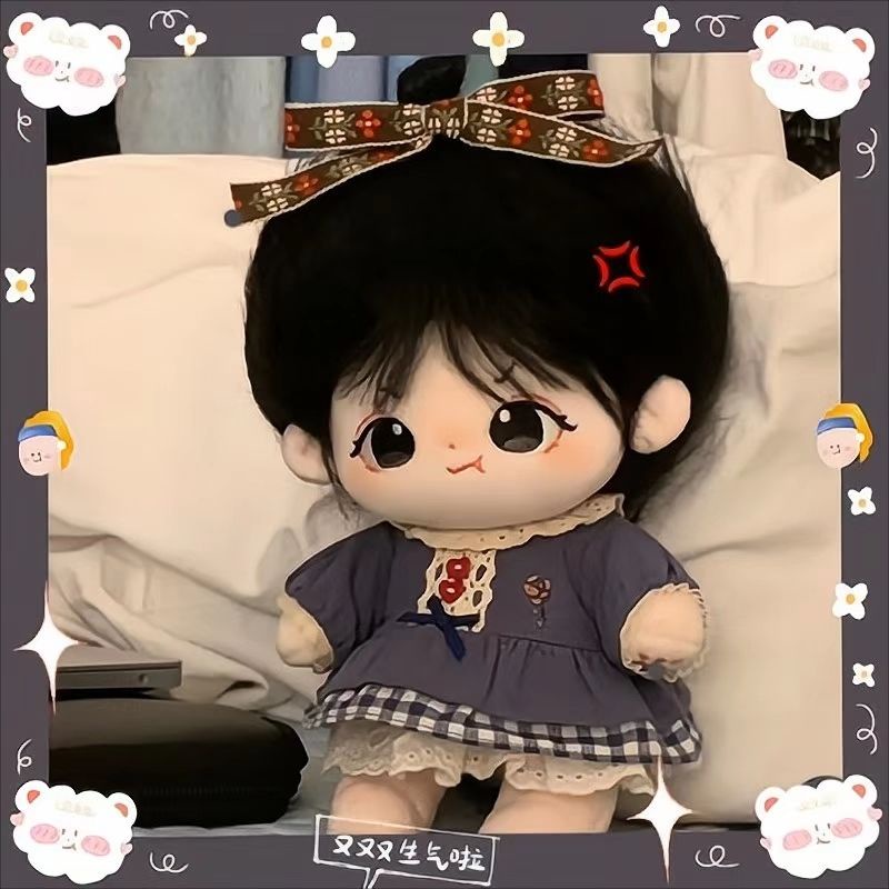 Búp Bê Đồ Chơi Nhồi Bông Cotton Cứng 20cm Đáng Yêu Dành Cho Nữ