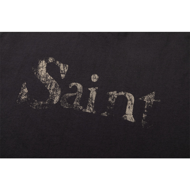 Áo Thun Cotton Nguyên Chất Tay Ngắn Dáng Rộng Phong Cách Retro Mỹ Cho Nam Và Nữ