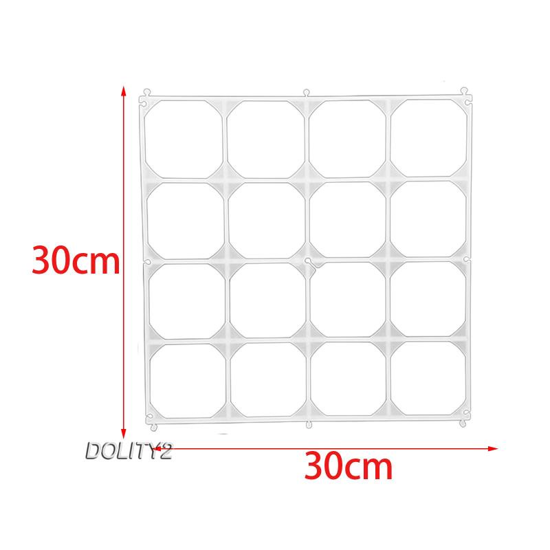 [Dolity2] Khung Bong Bóng Treo Tường Dạng Lưới 4 Ngăn Trang Trí Tiệc Hóa Trang Lễ Hội