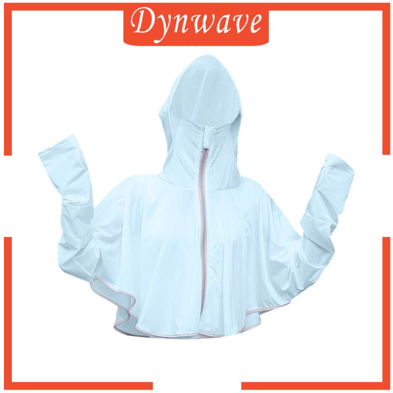 [Dynwave] Áo Khoác Hoodie Làm Mát Có Dây Kéo Chống Nắng Mùa Hè Cho Nữ