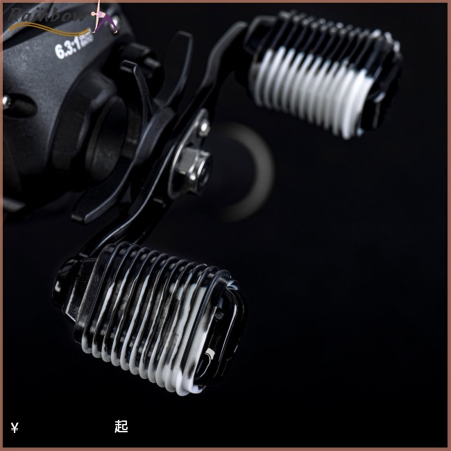 Bộ 10 Vỏ Bọc Tay Cầm Guồng Quay Câu Cá Bằng Silicon Mềm Chống Trượt Họa Tiết Rằn Ri