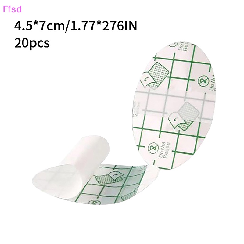 Bộ 20 Miếng Dán Bảo Vệ Tai Khi Tắm / Gội Đầu Kích Thước 4.5X7cm