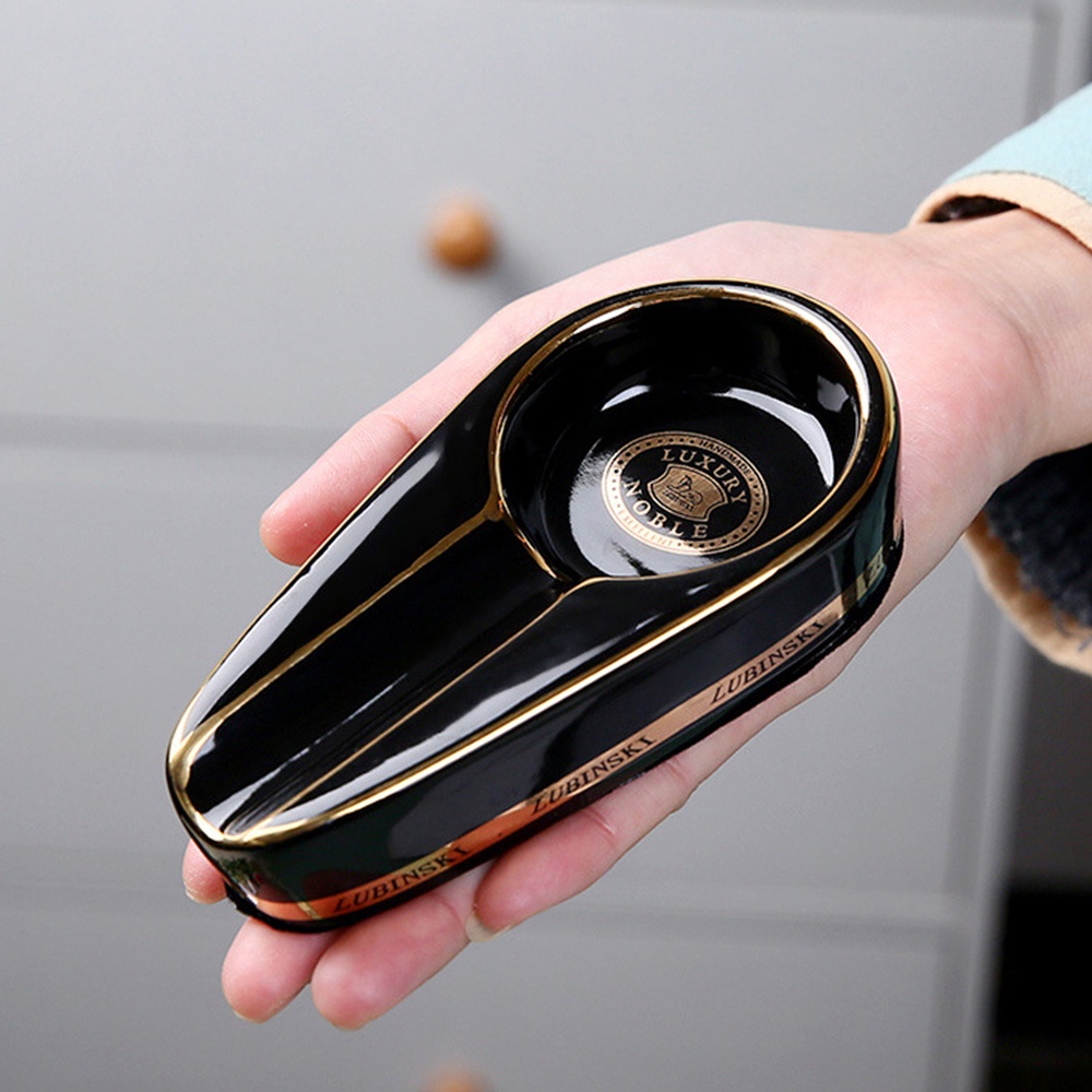 Xì gà gạt tàn gốm gạt tàn sáng tạo xách tay xì gà phụ kiện blackpink11