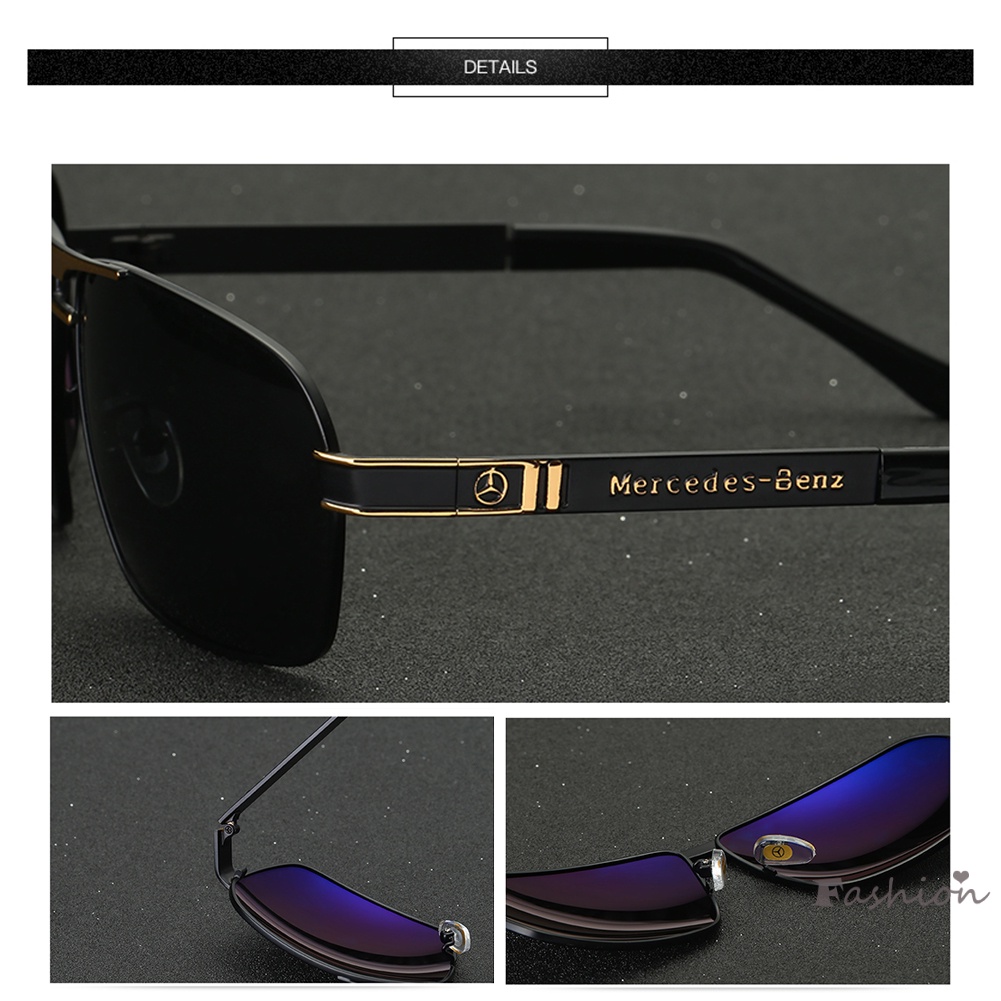 Kính Mát Phân Cực Gọng Kim Loại Chống Lóa