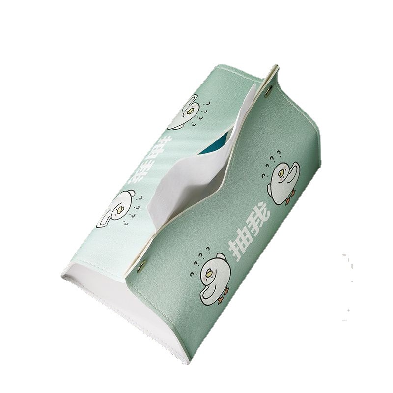 Hộp Đựng Khăn Giấy Chống Thấm Nước Họa Tiết Hoạt Hình Dễ Thương