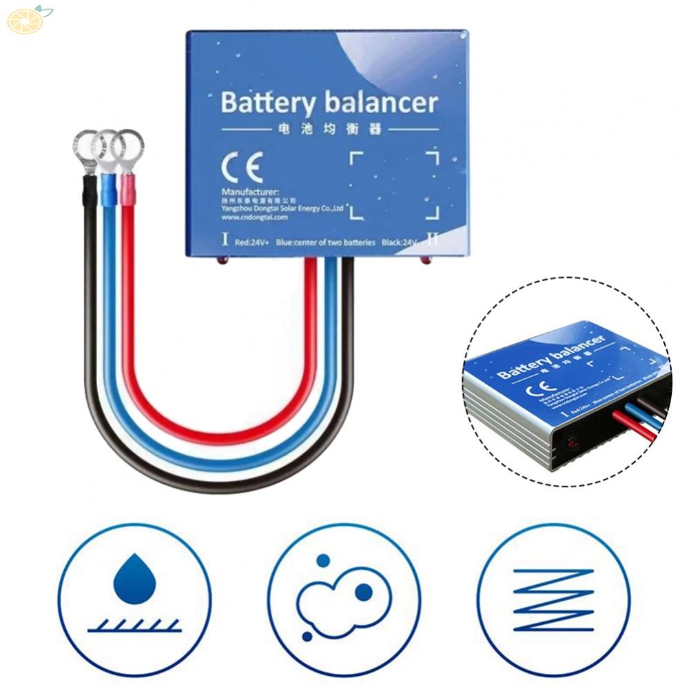 【VARSTR】Battery Equalizer 12/24/36/48V 2 * 12V 2.8 * 2.8 * 1.1inch Balancer Blue
