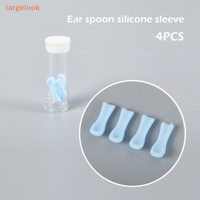 Hộp 4 Đầu Silicone Thay Thế Cho Dụng Cụ Vệ Sinh Tai