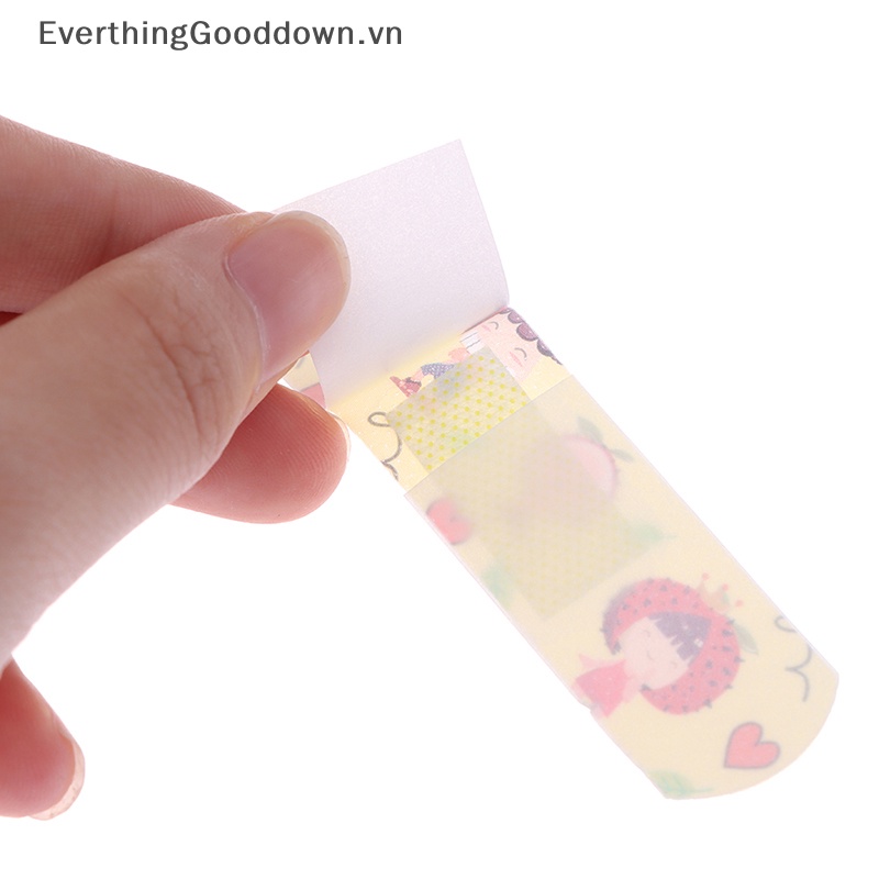 Everthinggooddown 120 Miếng Dán Thạch Cao Hoạt Hình Thoáng Khí Chống Thấm Nước Thoáng Khí Cho Trẻ Em vn