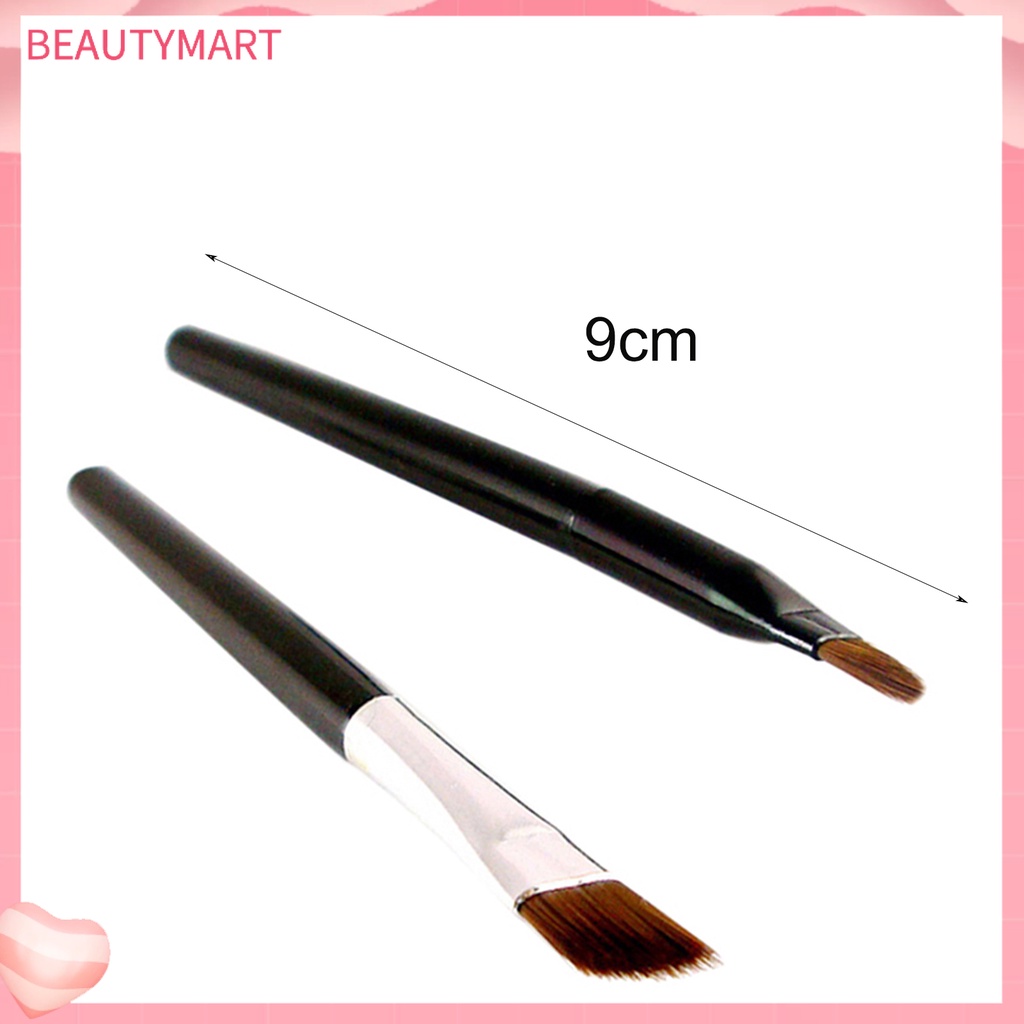 Set 2 Gel Kẻ Mắt Màu Đen / Nâu Kèm Cọ Trang Điểm Tiện Dụng