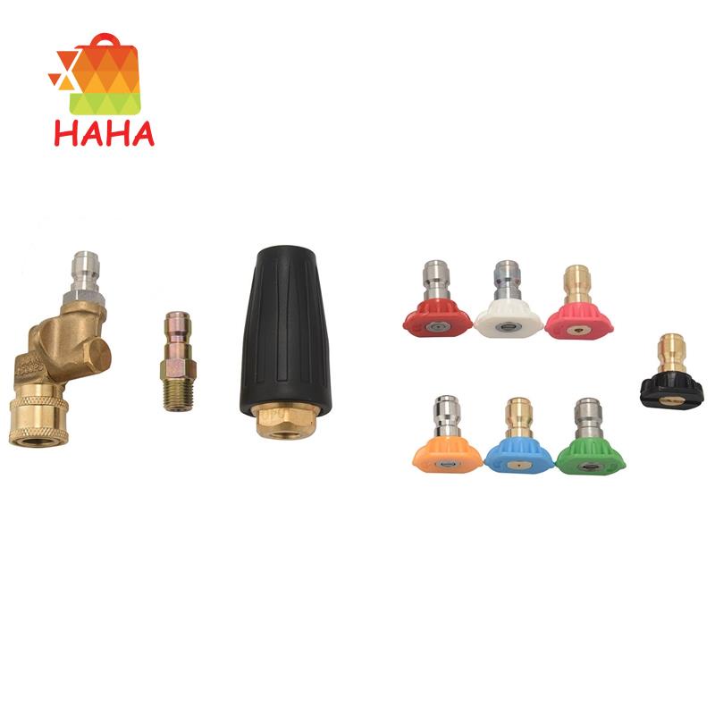 Bộ Vòi Phun Turbo 4000PSI 1 / 4 Inch Kết Nối Nhanh Tiện Dụng