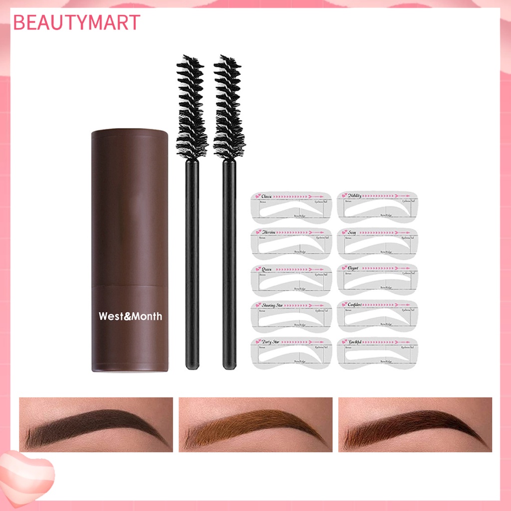 1 Bộ Khuôn In Lông Mày Lâu Trôi Dễ Sử Dụng