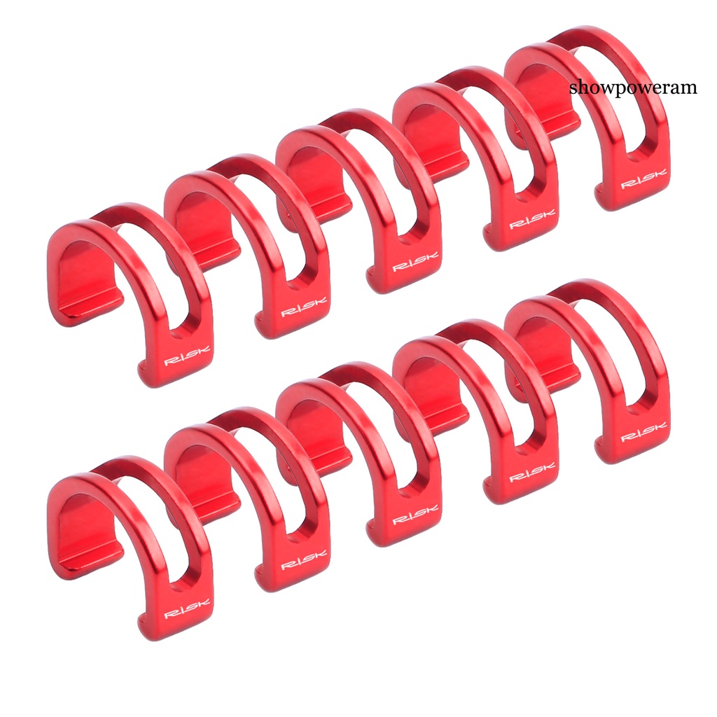 Set 10 Khóa Cài Chữ C SP-10 CNC Đơn Giản Chống Ăn Mòn Cài Đặt Dây Phanh Xe Đạp