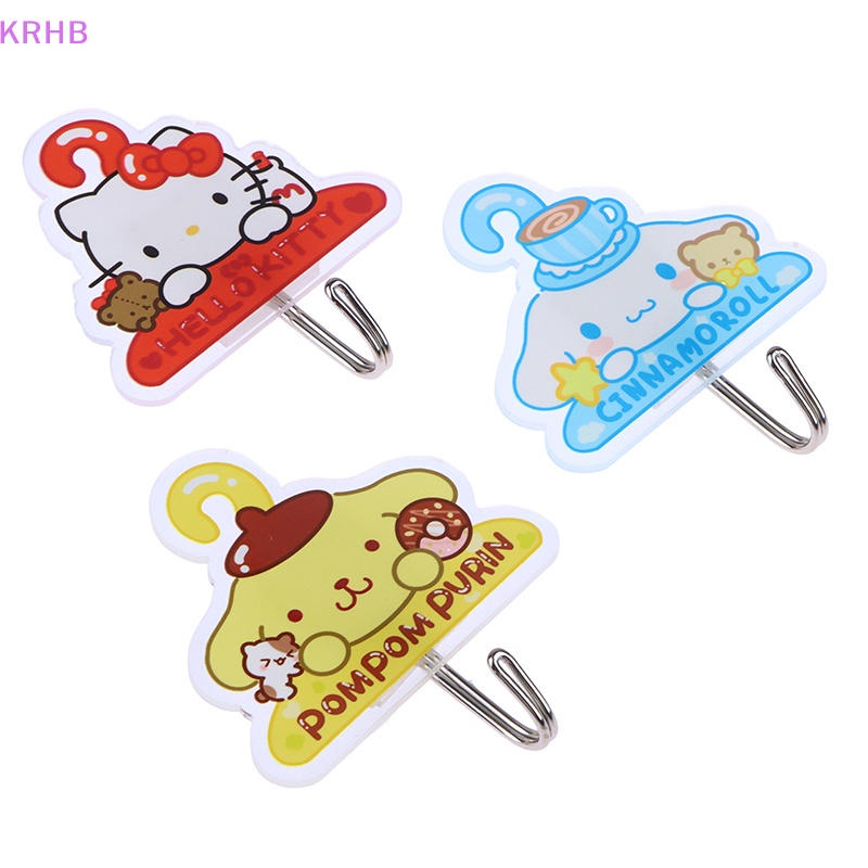 Krhb Nhân Vật Hoạt Hình Kuromi Móc Trong Phòng Tắm Cinnamonroll Pochacco Không Cần Đục Lỗ Mới