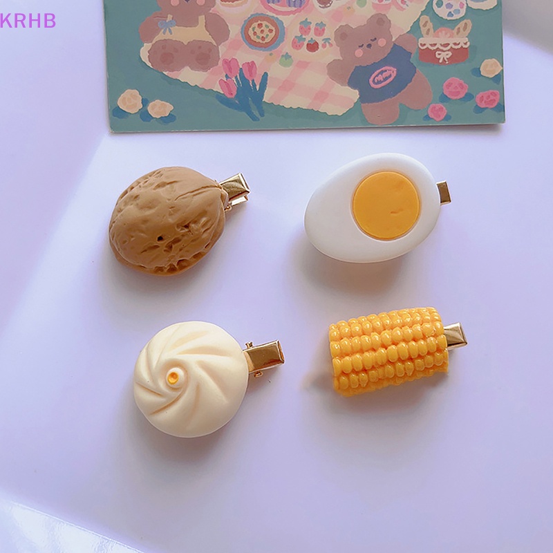 Kẹp Tóc Hình Thức Ăn Vui Nhộn Cho Nữ Mới