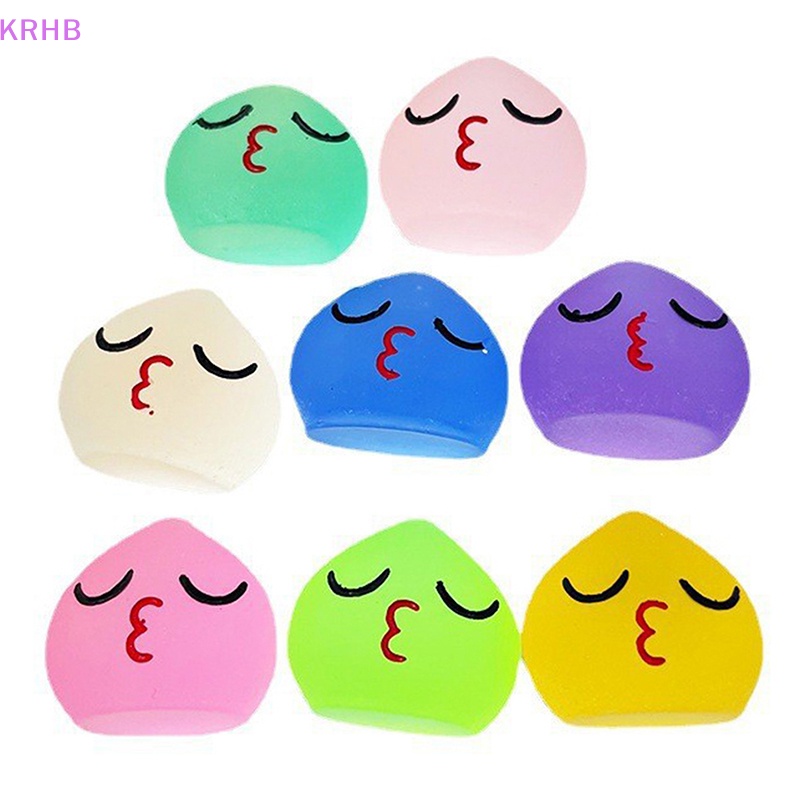 Bộ 5 Tượng Giọt Nước Nhỏ Bằng Nhựa Phát Sáng Dễ Thương Trang Trí Bảng Điều Khiển Xe Hơi / Nhà Cửa Mới