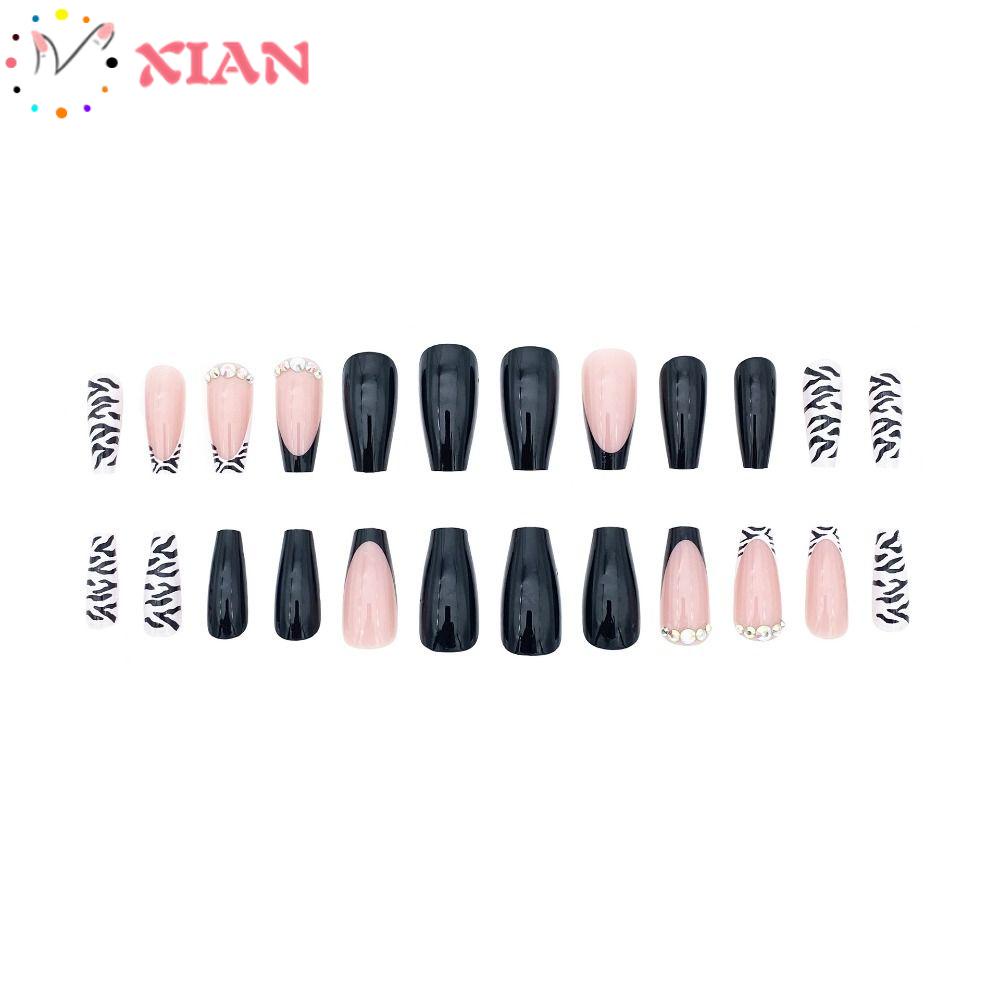 Bộ Móng Tay Giả Dạng Nhấn Trang Trí Nghệ Thuật DIY|Ốp Điện Thoại Bảo Vệ Toàn Diện Phong Cách Pháp