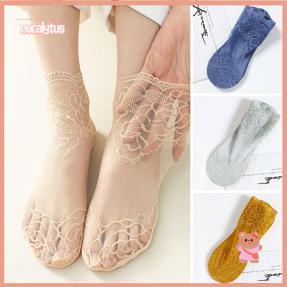 Vớ Thuyền Vải Ren Chống Trượt Thời Trang Mùa Hè Mới