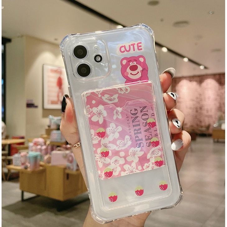 Ốp lưng iphone trong túi đựng gấu cute 6/6s/6plus/6splus/7/7plus/8/8plus/xs/11/12/13/14/Pro/Plus/Promax TT31