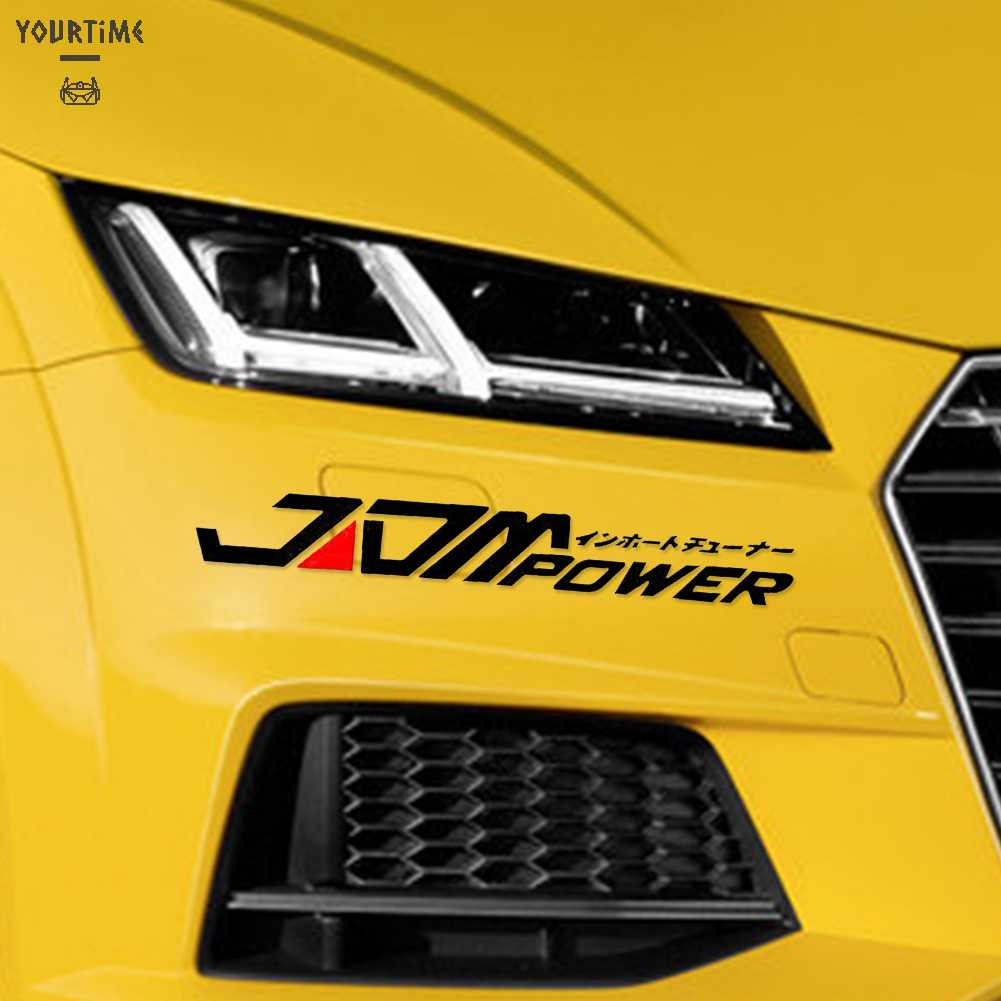 Miếng Dán Phản Quang JDM Power Trang Trí Xe Hơi