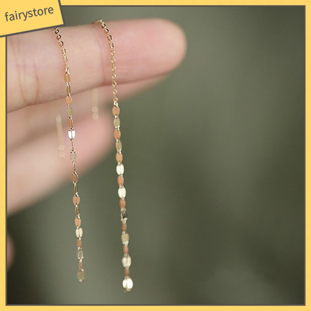 1 Đôi Bông Tai Dáng Dài Thiết Kế Ngọt Ngào Thời Trang Cho Nữ