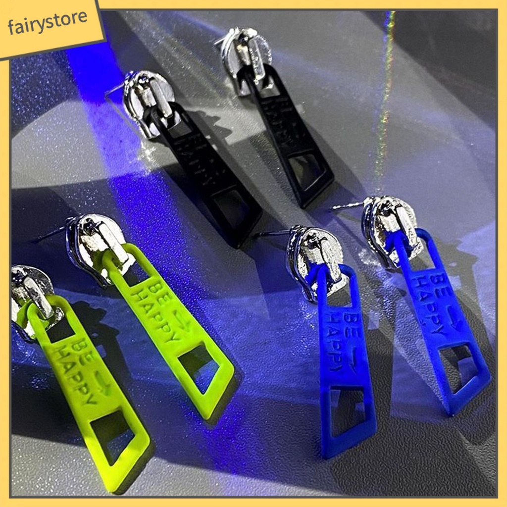 [FRO] 1 Đôi Bông Tai Lủng Lẳng Hình Đôi Mắt Bắt Sáng Vui Nhộn Không Gây Dị Ứng Trang Sức Công Sở