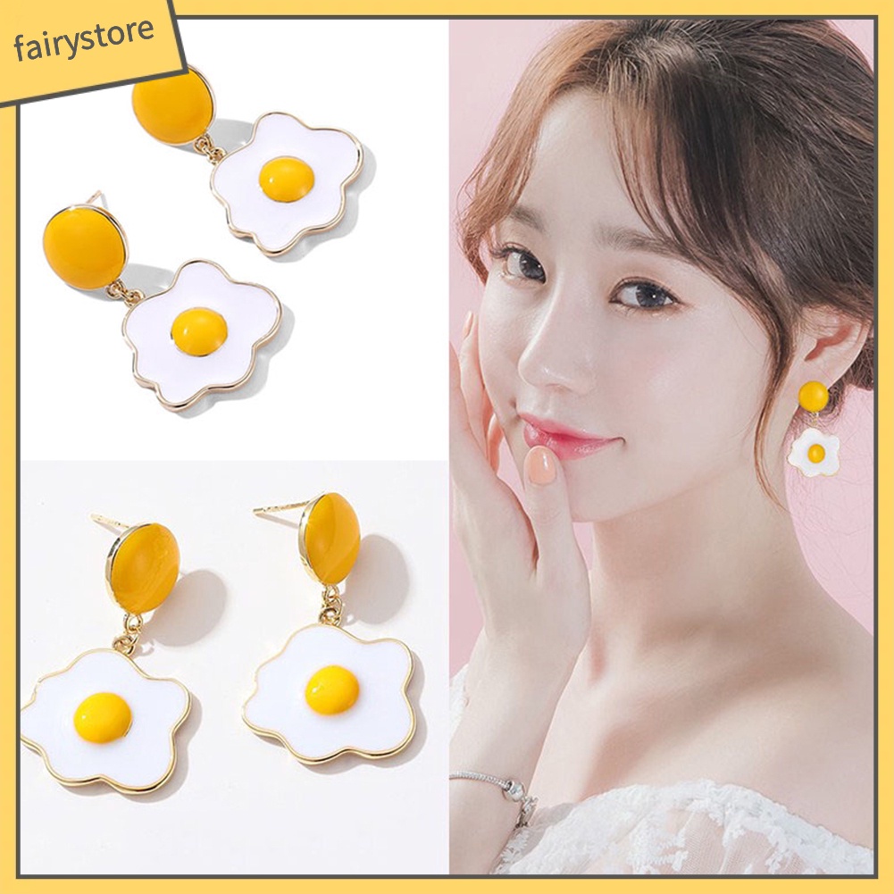 Bông Tai Hình Trứng Thời Trang Dành Cho Nữ