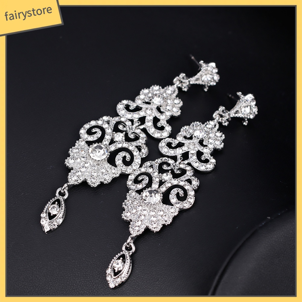 Bông Tai Đính Đá Thời Trang Dành Cho Nữ