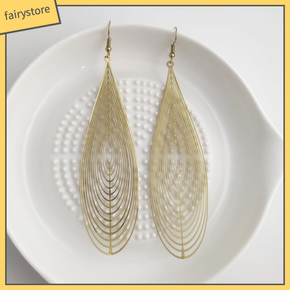 Bông Tai Hình Giọt Nước Nhiều Màu Thời Trang Dành Cho Nữ