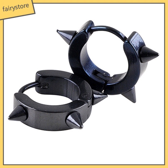 Khuyên Tai Đinh Tán Bằng Thép Titan Phong Cách Punk Cá Tính