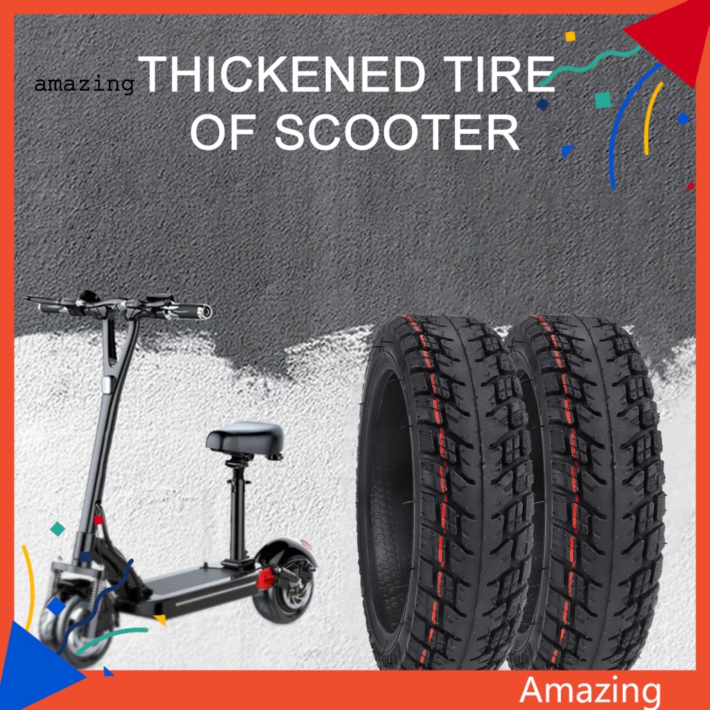 Bộ 2 Lốp Xe 60 / 70-6.5 Dày Dặn Chống Nổ Kèm Vòi Cho Xe Điện Max G30