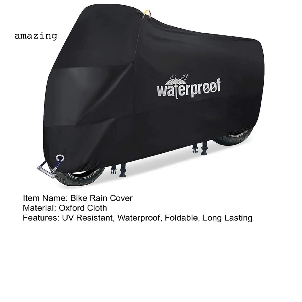 Vỏ Bọc Bảo Vệ Xe Đạp Điện / Xe Máy Chống Nước / Tia UV Cỡ Lớn Có Thể Gấp Gọn Kèm Túi Đựng Tiện Lợi