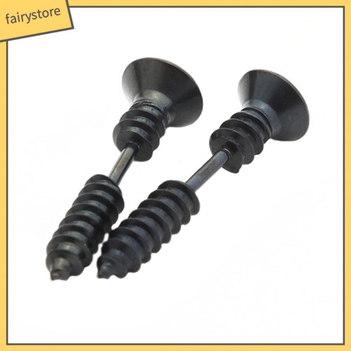 Bông Tai Đinh Tán Bằng Thép Không Gỉ Độc Đáo Phong Cách Punk Gothic