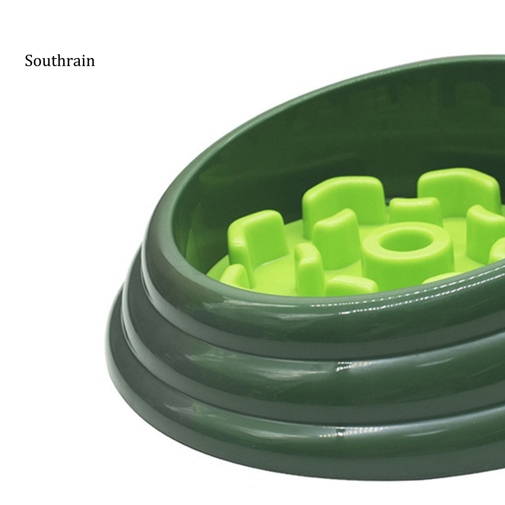 Dụng Cụ Đựng Thức Ăn Chậm Chống Trượt Bảo Vệ Cổ Cho Thú Cưng