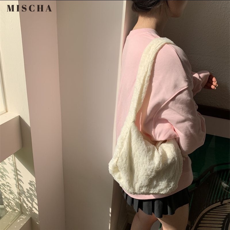 Túi Xách Đeo Dưới Cánh Tay Chất Liệu niche nylon Thiết Kế Xếp Nếp Nhỏ Gọn Dễ Phối Đồ Cho Nữ