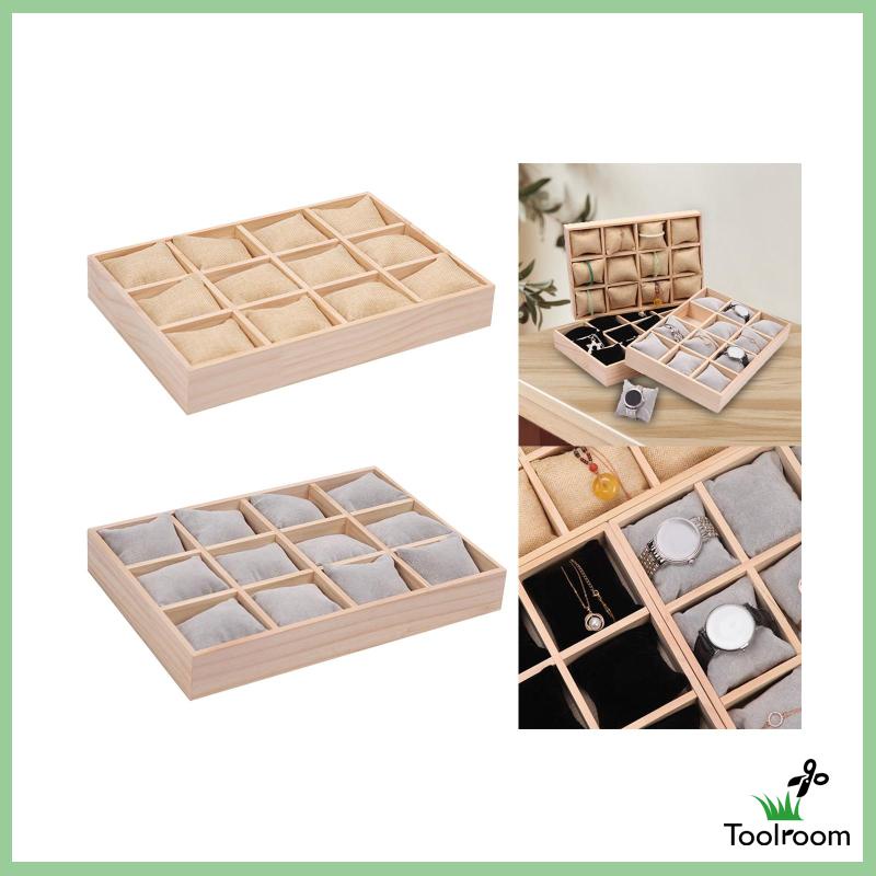 Hộp Đựng Trưng Bày Vòng Đeo Tay Bằng Vải Bố