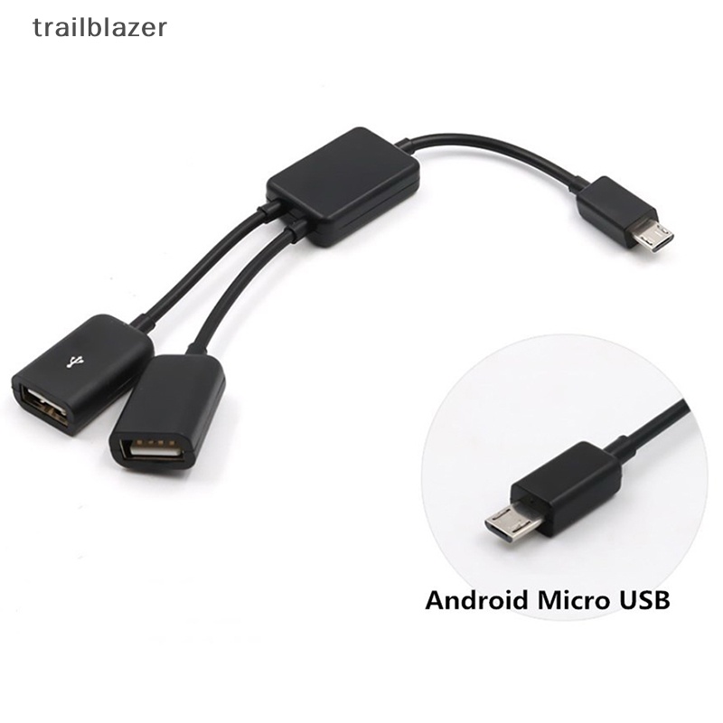 Hub Micro USB OTG Kép Cho Máy Tính Bảng PC Và Điện Thoại Thông Minh